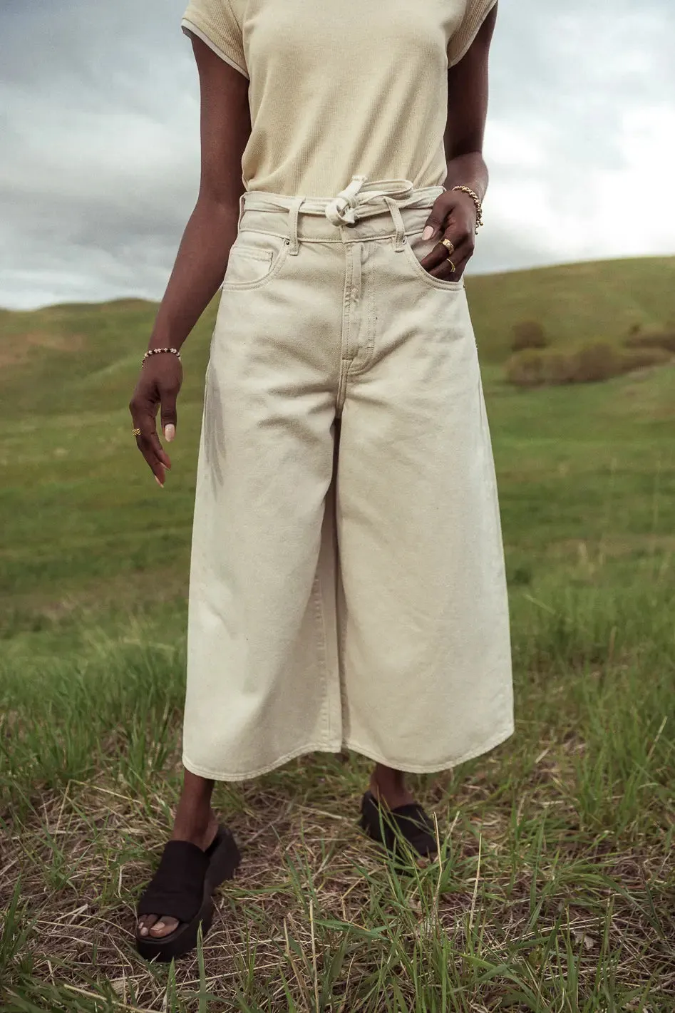 Bruce Culottes in Cream - FINAL SALE sold by bohme product image thumbnail 3