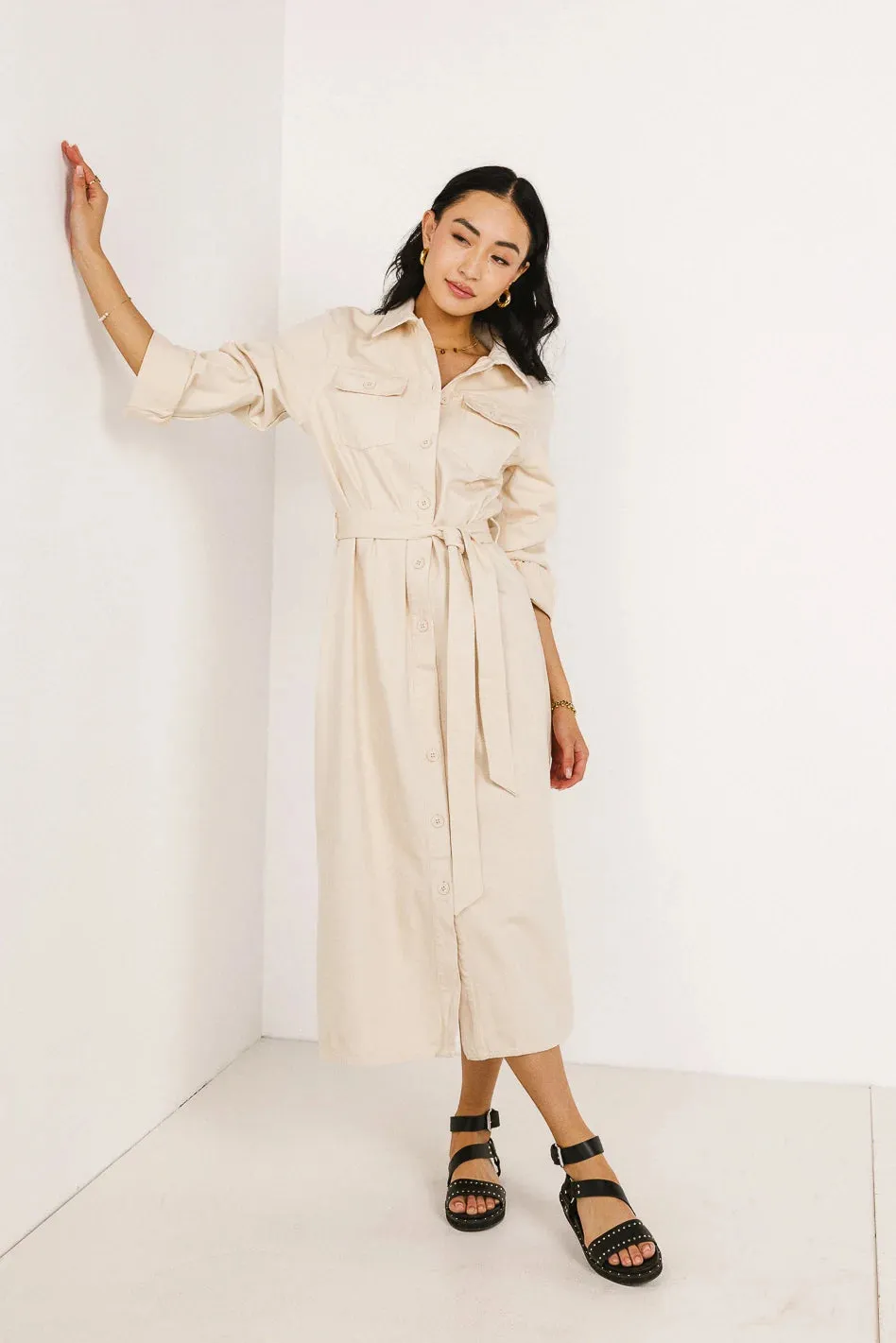 Maggie Denim Dress - FINAL SALE sold by bohme