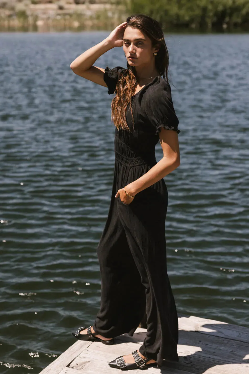 Marnie Elastic Waist Jumpsuit - FINAL SALE sold by bohme product image thumbnail 3