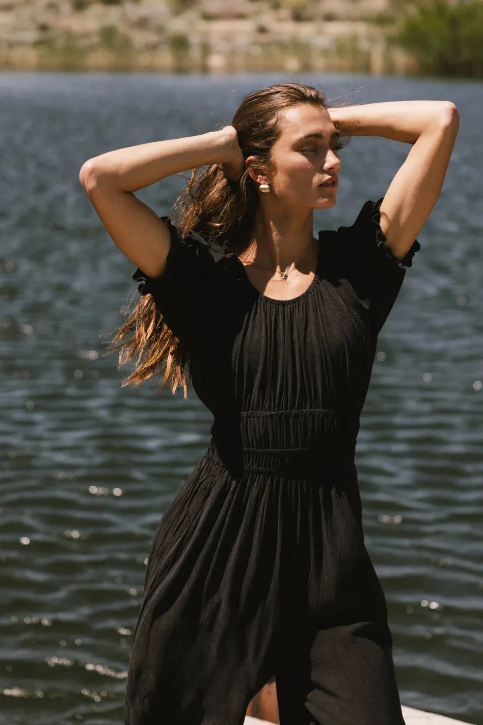 Marnie Elastic Waist Jumpsuit - FINAL SALE sold by bohme product image thumbnail 2