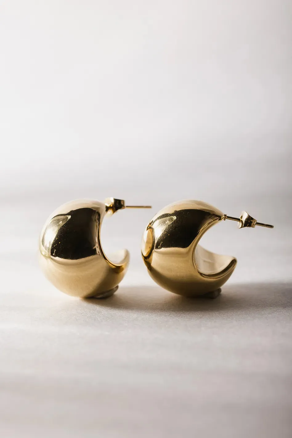 Nancy Earrings in Gold - Tarnish Free sold by bohme product image thumbnail 3