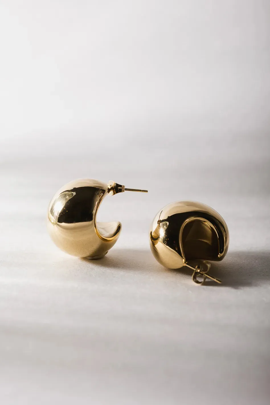 Nancy Earrings in Gold - Tarnish Free sold by bohme product image thumbnail 2
