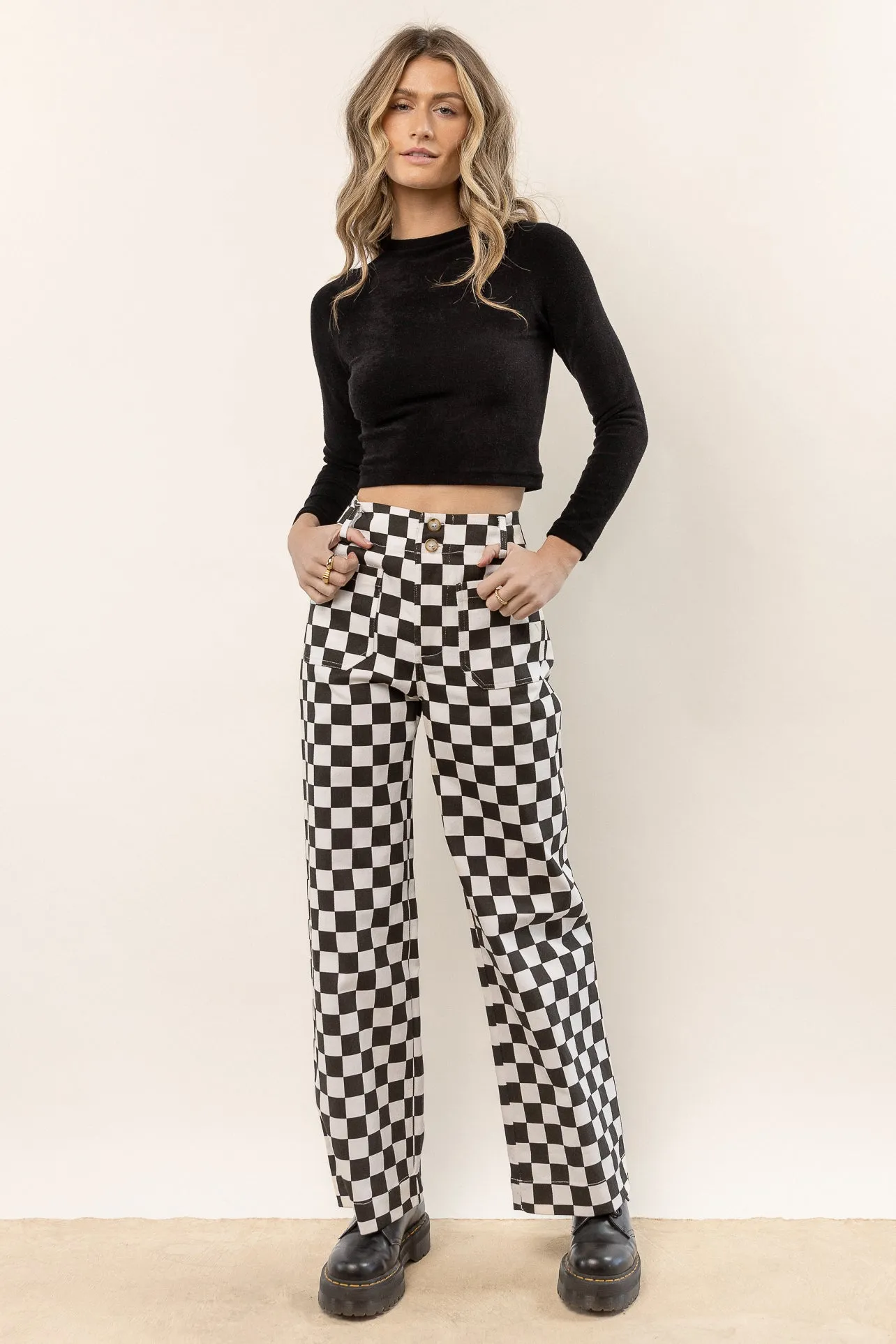 Rania Cropped Top in Black - FINAL SALE sold by bohme product image thumbnail 3