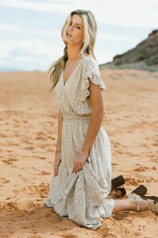 Lulle Printed Midi Dress sold by bohme