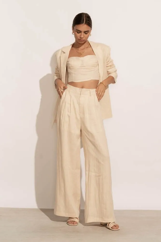 Adella Bustier Top in Natural - FINAL SALE sold by bohme product image thumbnail 4