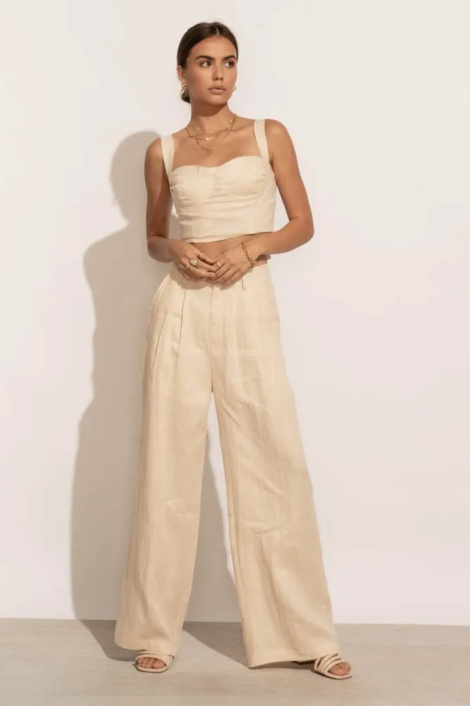 Adella Bustier Top in Natural - FINAL SALE sold by bohme product image thumbnail 2