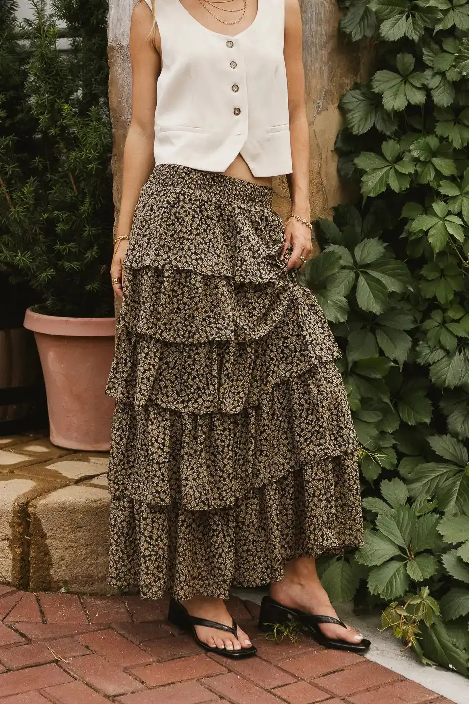 Kat Ditsy Floral Skirt - FINAL SALE sold by bohme product image thumbnail 3