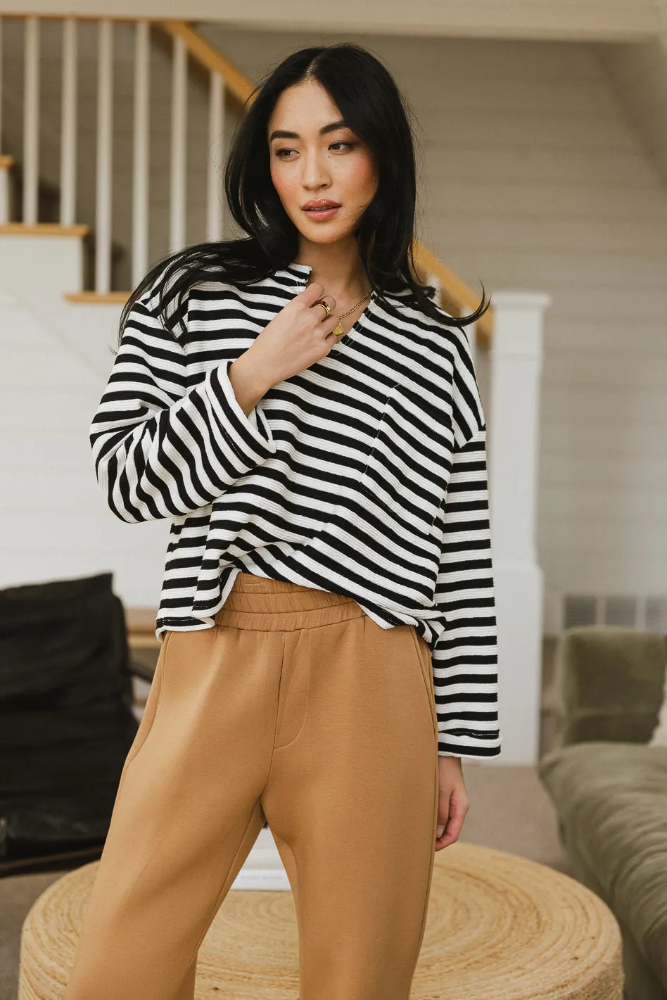 Collins Striped Knit Top - FINAL SALE sold by bohme product image thumbnail 5