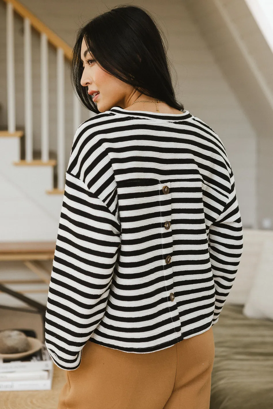 Collins Striped Knit Top - FINAL SALE sold by bohme product image thumbnail 4