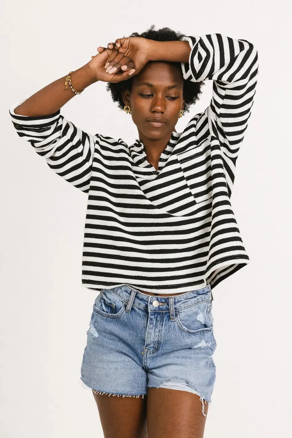 Collins Striped Knit Top - FINAL SALE sold by bohme