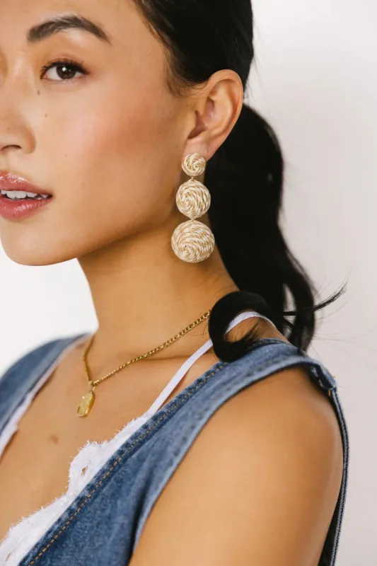 Mora Two-Tone Earrings - FINAL SALE sold by bohme