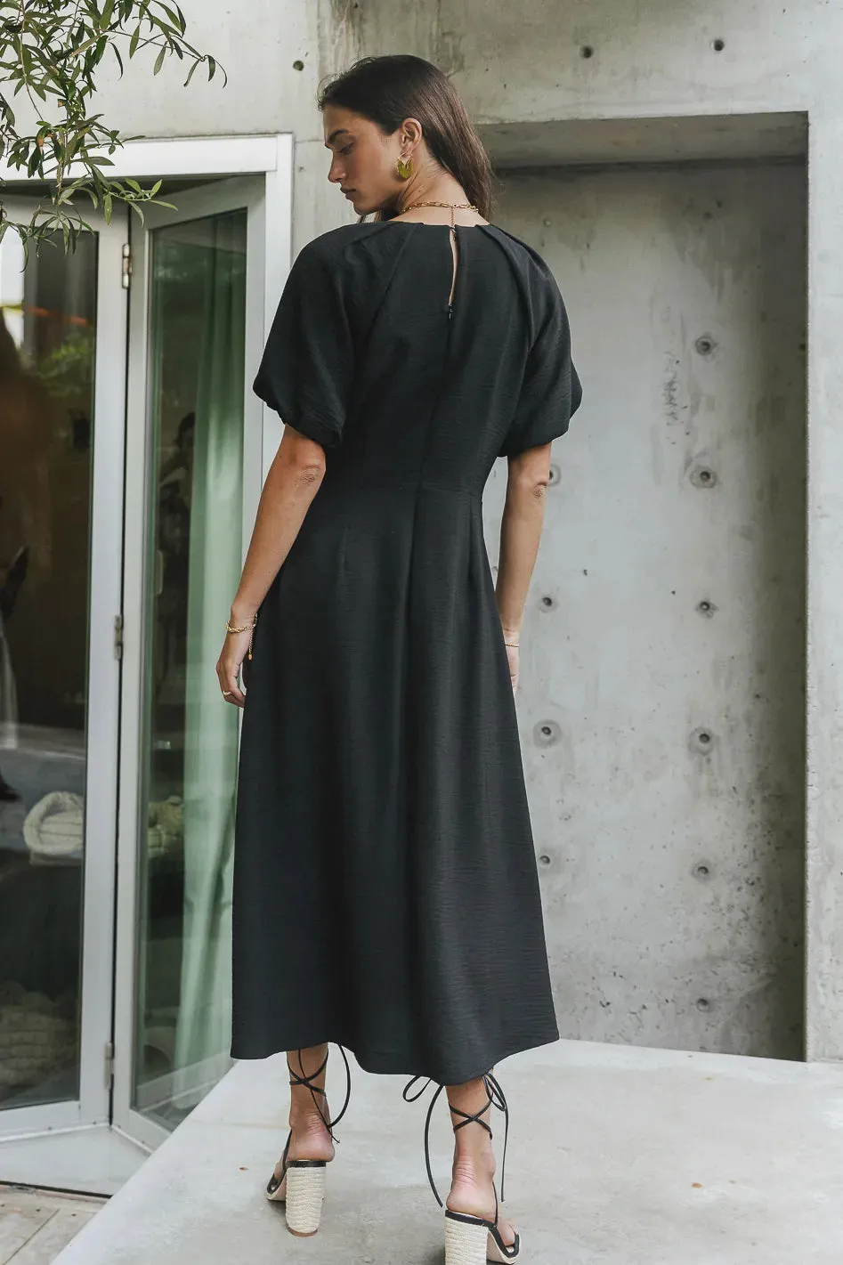 Maeve Midi Dress in Black - FINAL SALE sold by bohme product image thumbnail 4