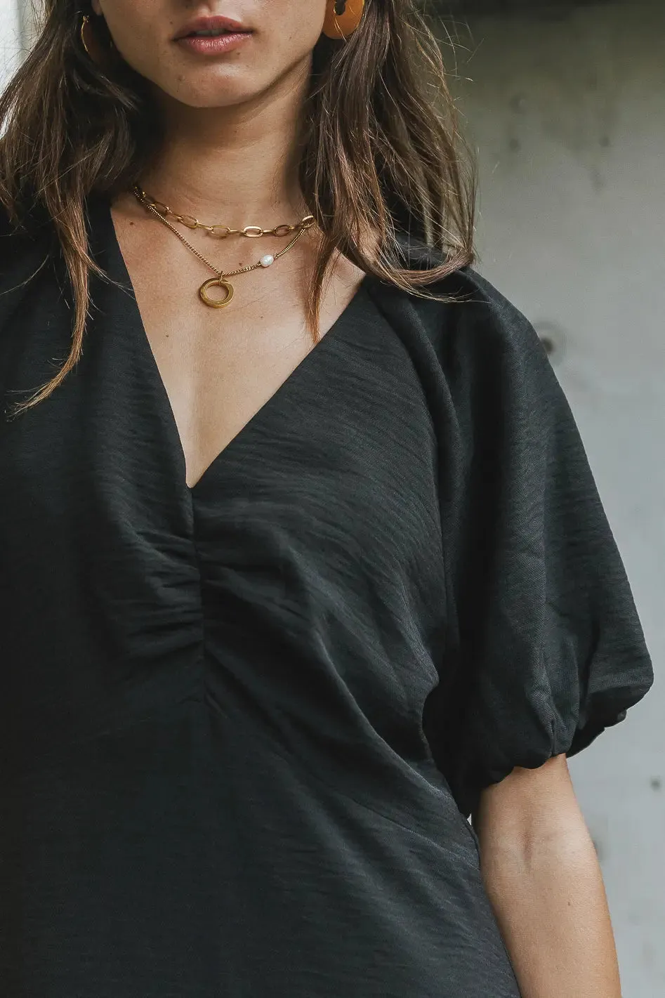 Maeve Midi Dress in Black - FINAL SALE sold by bohme product image thumbnail 2