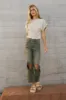 Teagan Basic Tee in Oatmeal sold by bohme
