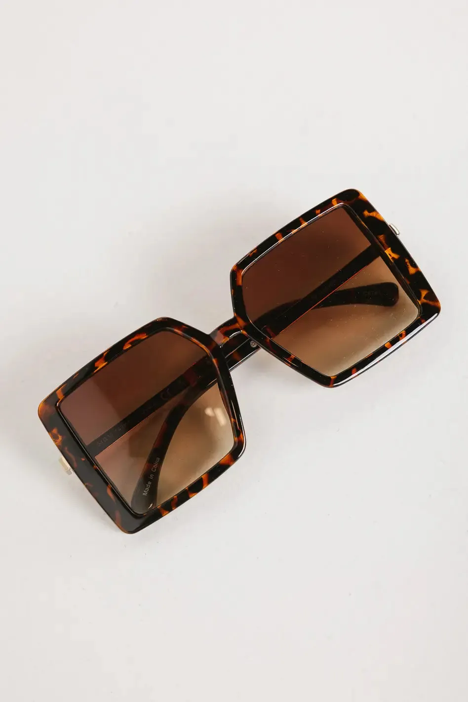 Elara Oversized Sunglasses in Brown sold by bohme product image thumbnail 2