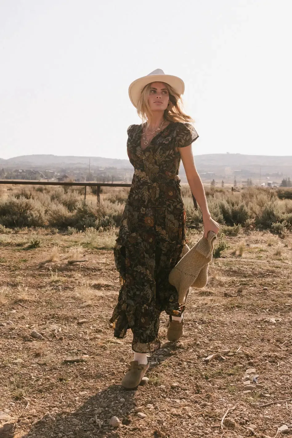 Gretchen Floral Maxi Dress - FINAL SALE sold by bohme product image thumbnail 3