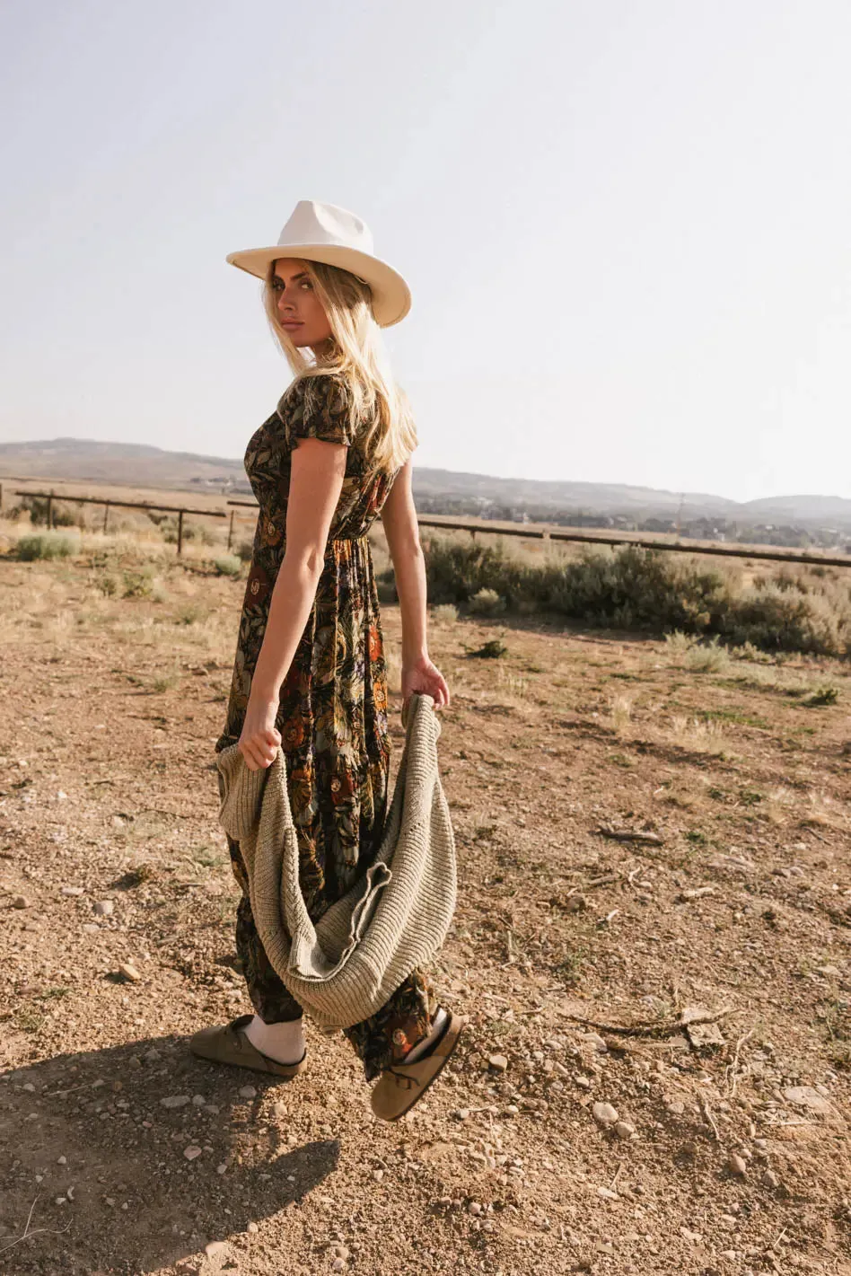 Gretchen Floral Maxi Dress - FINAL SALE sold by bohme product image thumbnail 4