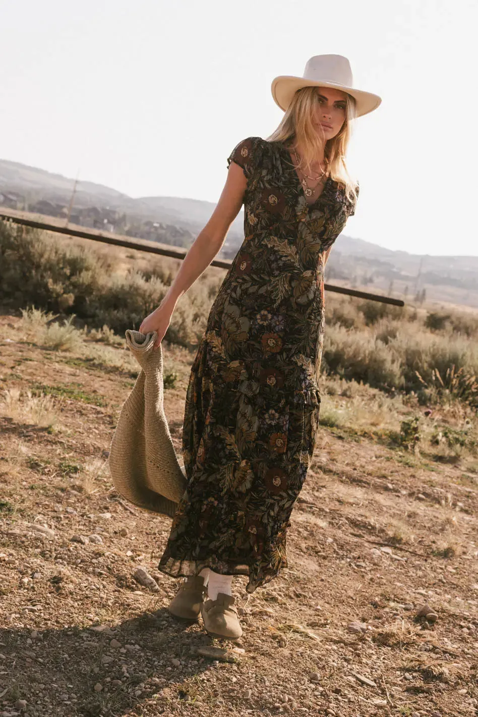 Gretchen Floral Maxi Dress - FINAL SALE sold by bohme