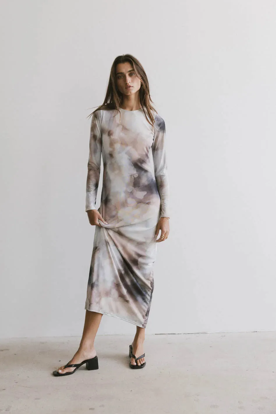 Jamie Watercolor Bodycon Dress sold by bohme product image thumbnail 2