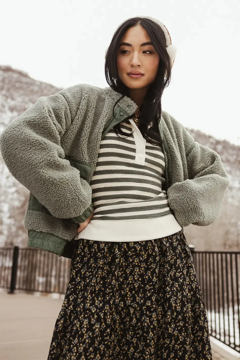 Lexi Cozy Sherpa Jacket - FINAL SALE sold by bohme product image thumbnail 3