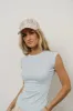 Floral Baseball Cap in Peach sold by bohme