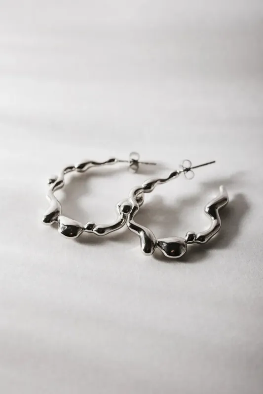 Rachel Earrings in Silver - Tarnish Free - FINAL SALE sold by bohme