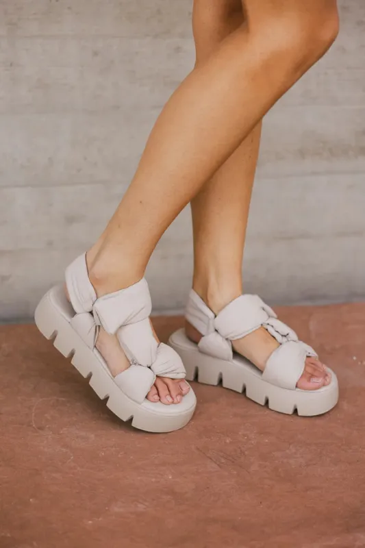 Steve Madden Xandra in Taupe sold by bohme