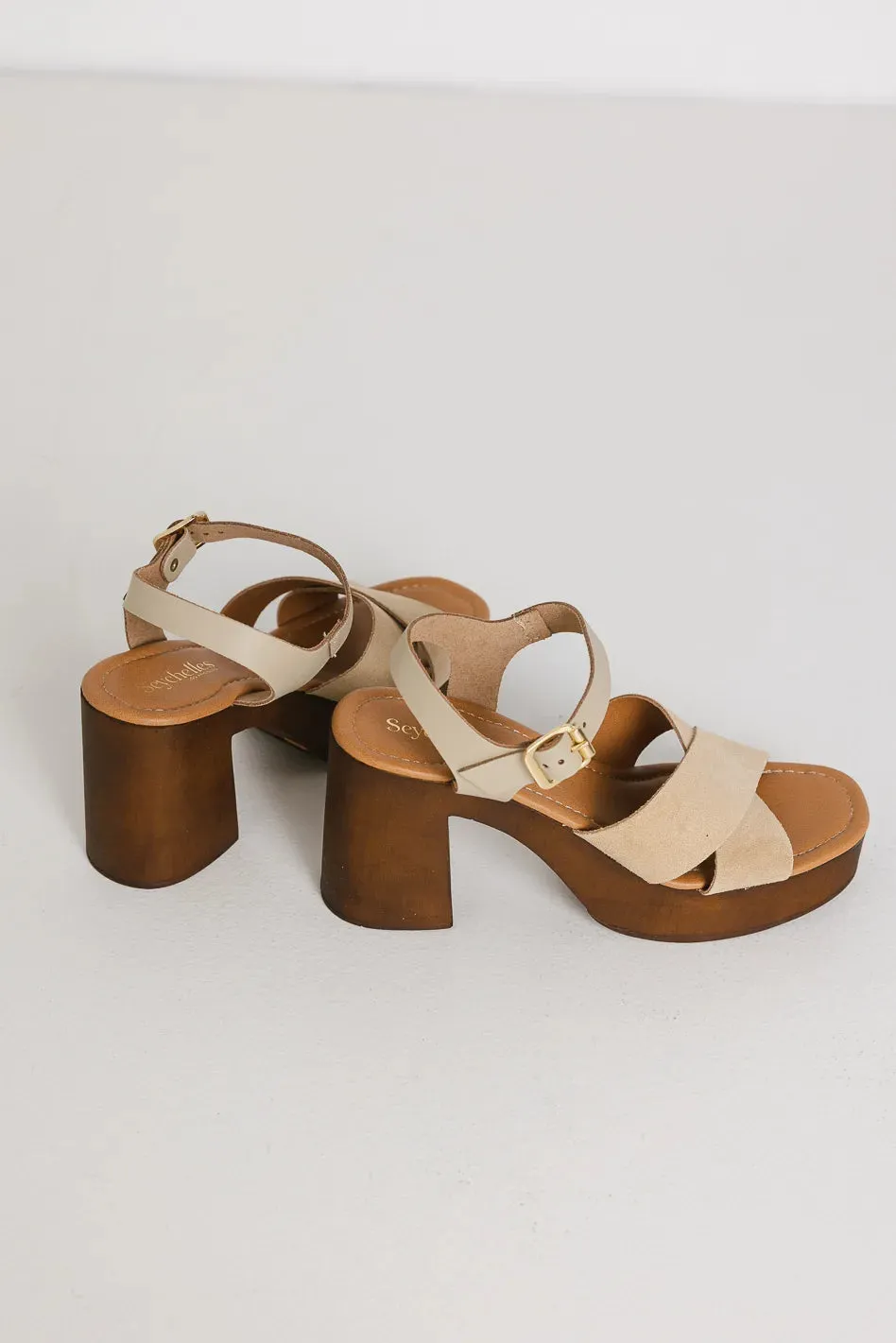 Seychelles Paloma Platform Heels in Sand sold by bohme product image thumbnail 2