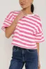 Felix Striped Top in Pink - FINAL SALE sold by bohme