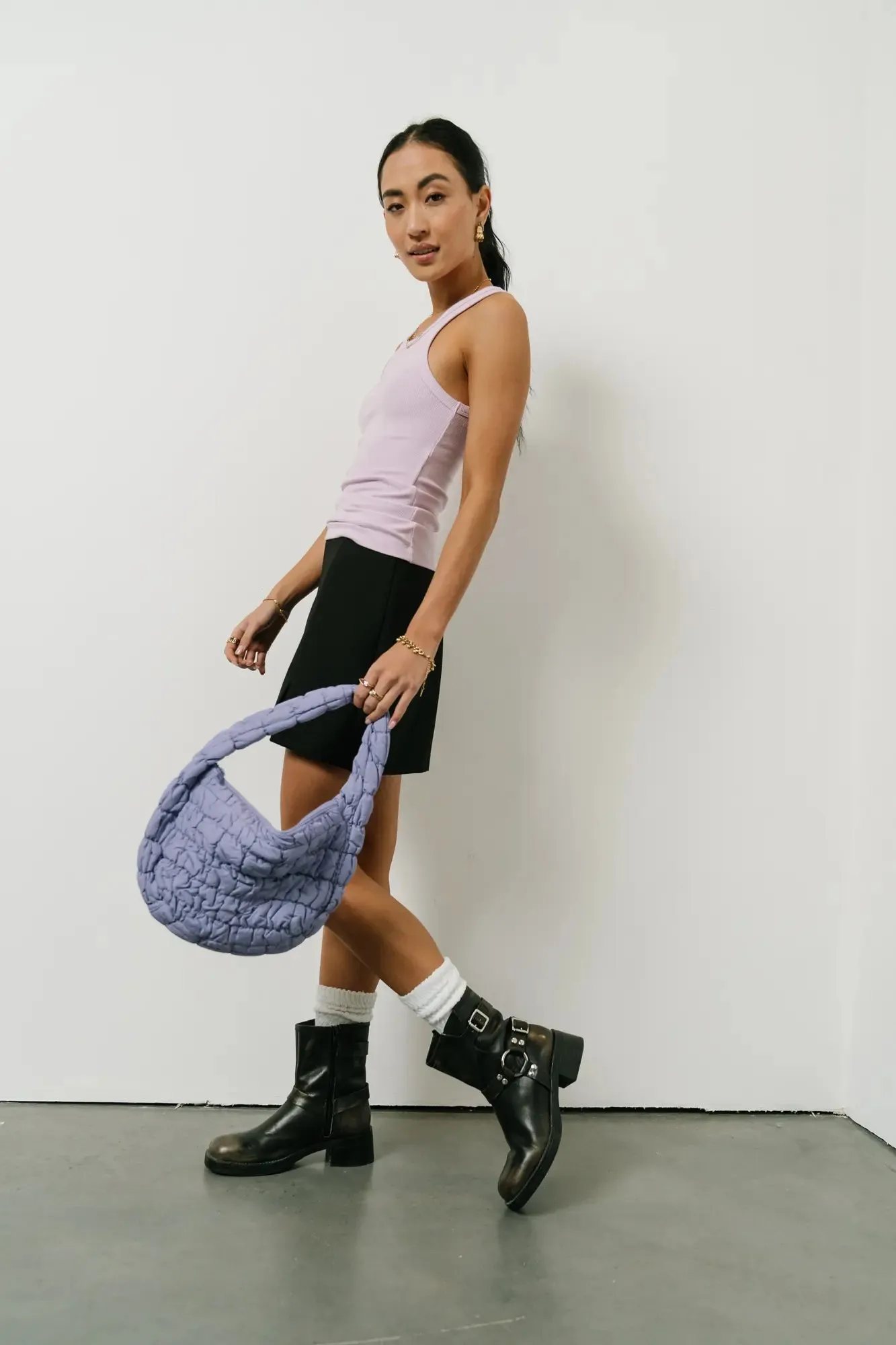 Julia Quilted Bag in Lavender - FINAL SALE sold by bohme product image thumbnail 2