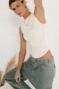 Ruby Tank in Ivory - FINAL SALE sold by bohme