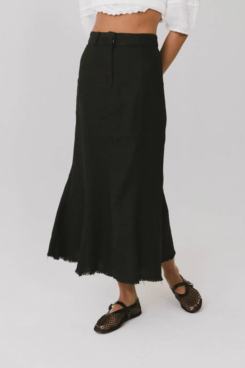 Dae Maxi Skirt in Black - FINAL SALE sold by bohme product image thumbnail 2