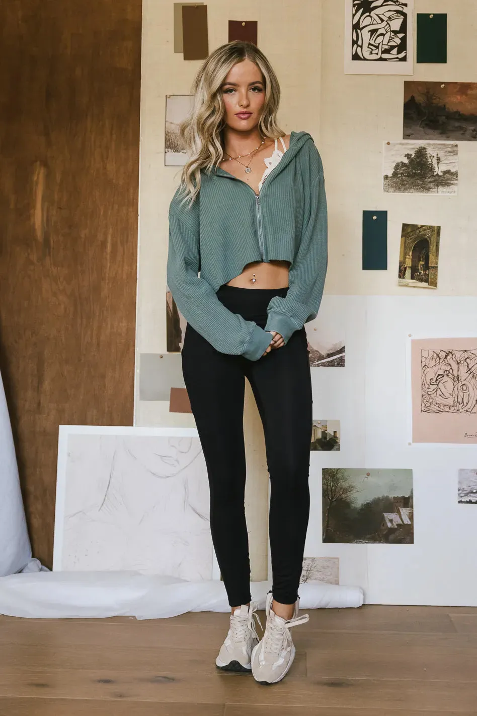 Anna Zip Up in Sage sold by bohme product image thumbnail 4