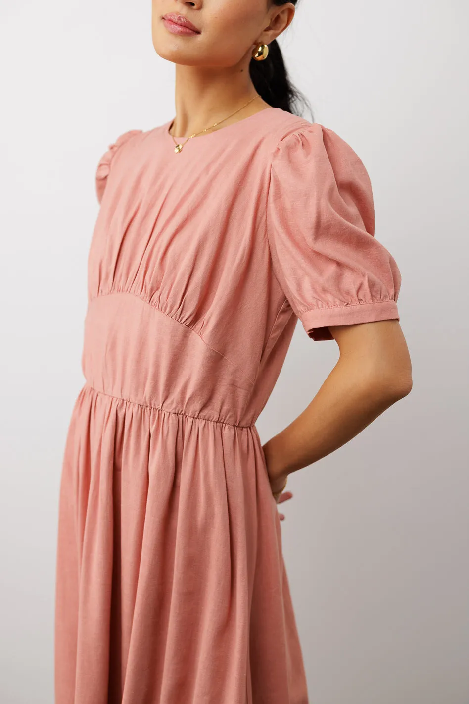 Cyrus Midi Dress in Pink - FINAL SALE sold by bohme product image thumbnail 2