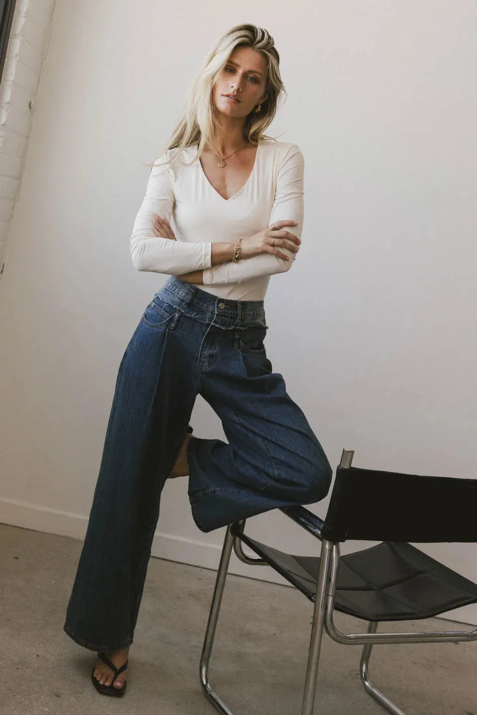 Iris Basic Top in Cream - FINAL SALE sold by bohme product image thumbnail 2