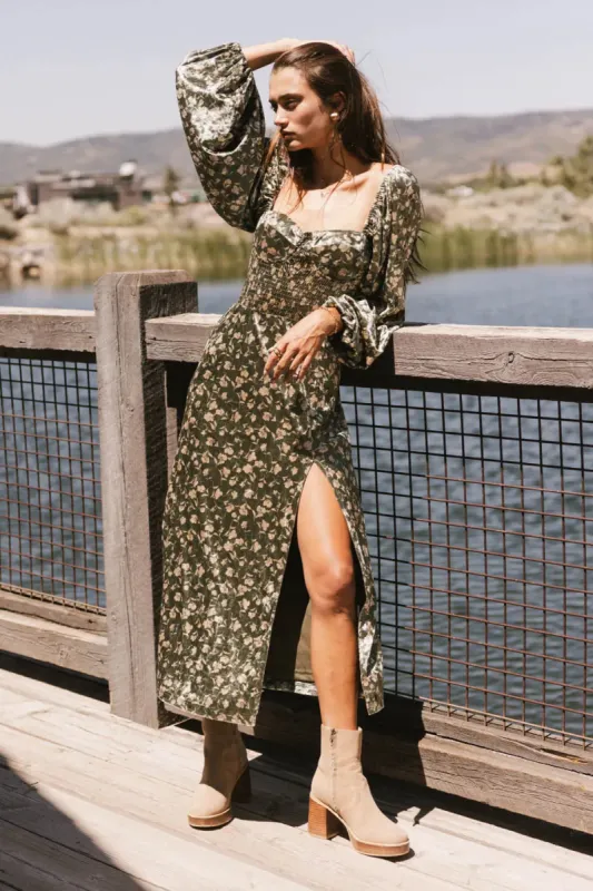 Necali Velvet Midi Dress - FINAL SALE sold by bohme
