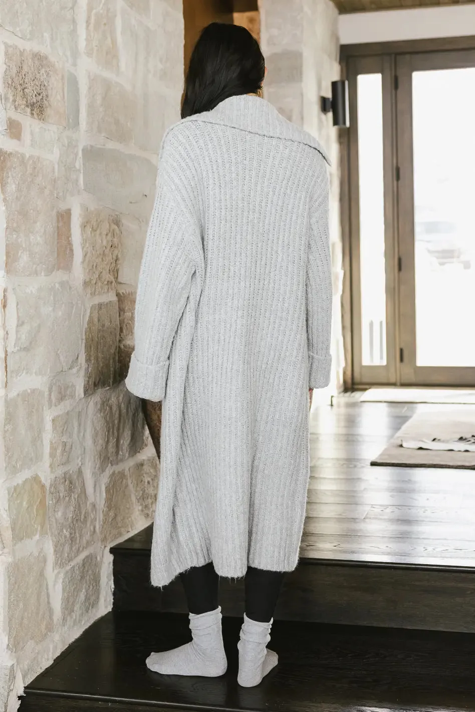 Emily Long Cardigan in Grey - FINAL SALE sold by bohme product image thumbnail 2