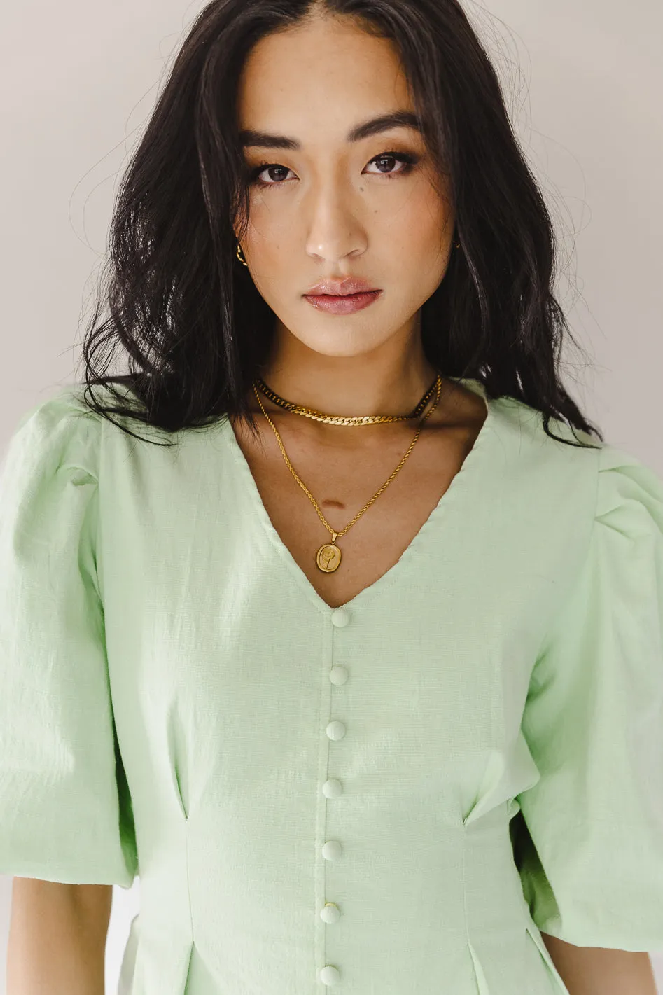 Danna Dress in Mint - FINAL SALE sold by bohme product image thumbnail 3