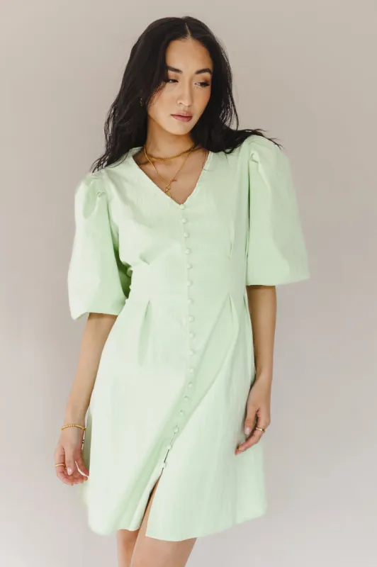 Danna Dress in Mint - FINAL SALE sold by bohme