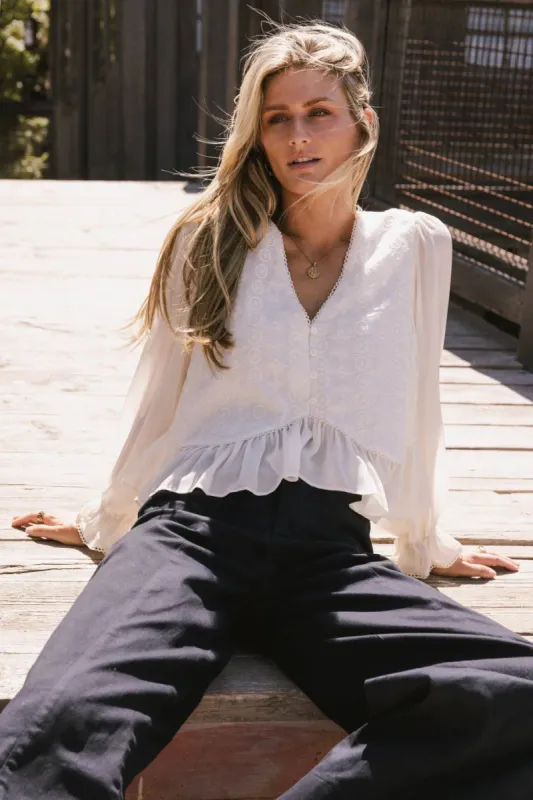 Mary Lace Blouse - FINAL SALE sold by bohme