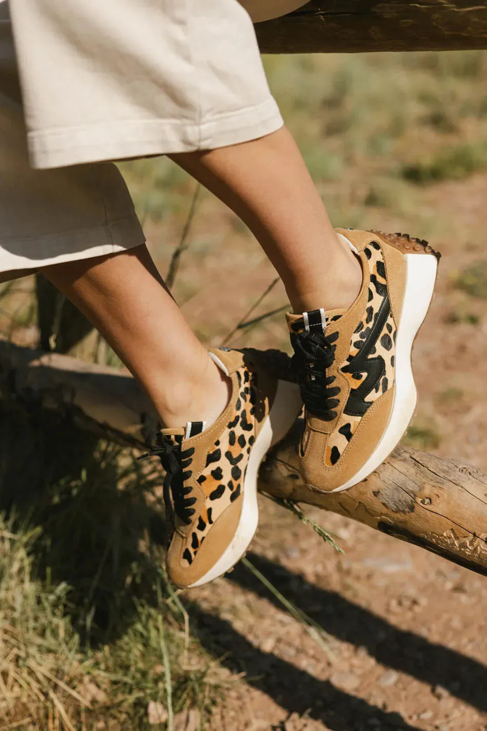 Steve Madden Campo Sneakers in Leopard - FINAL SALE sold by bohme