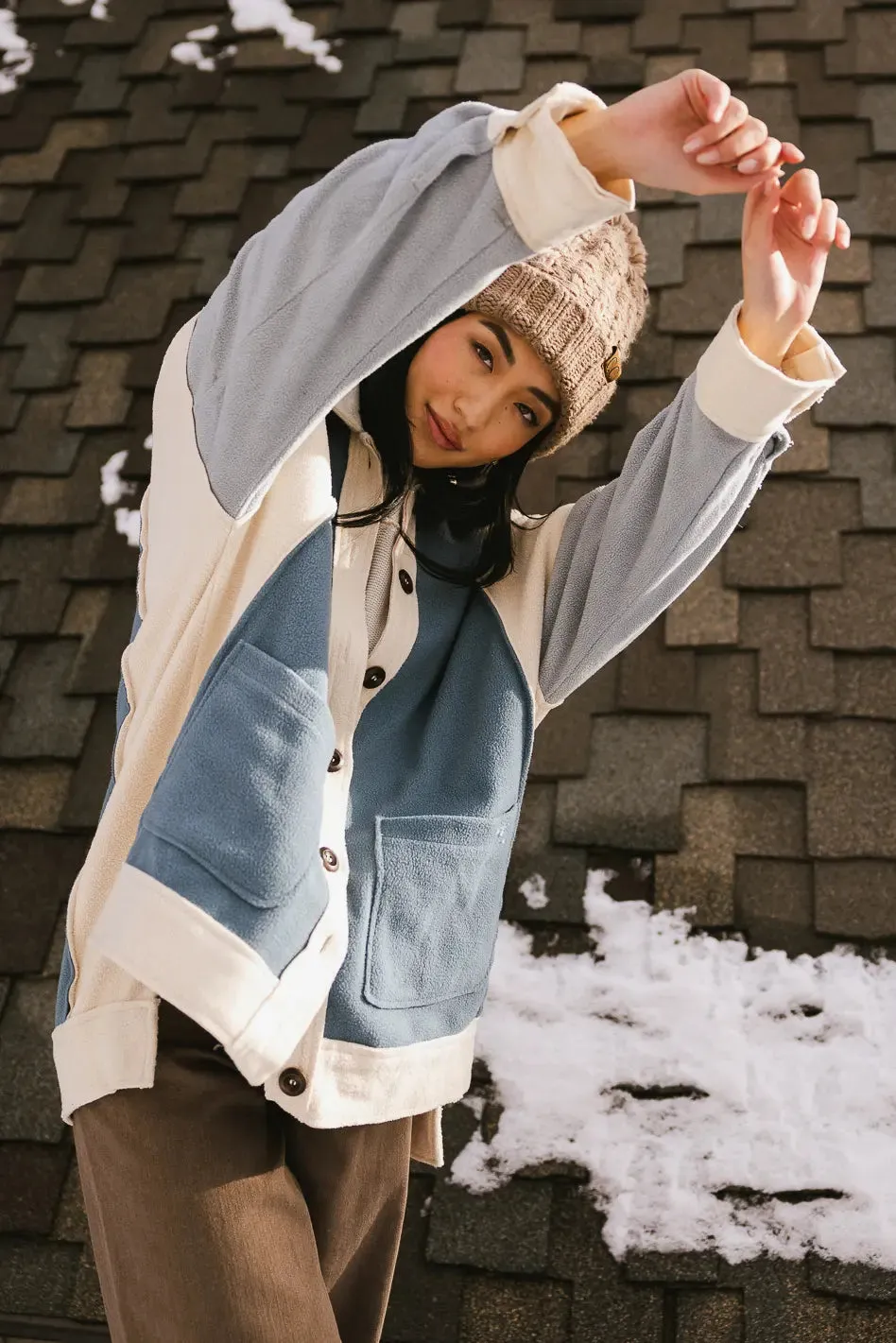 Alexis Colorblock Jacket sold by bohme