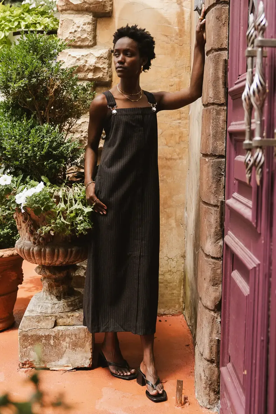 Saanvi Overall Dress - FINAL SALE sold by bohme