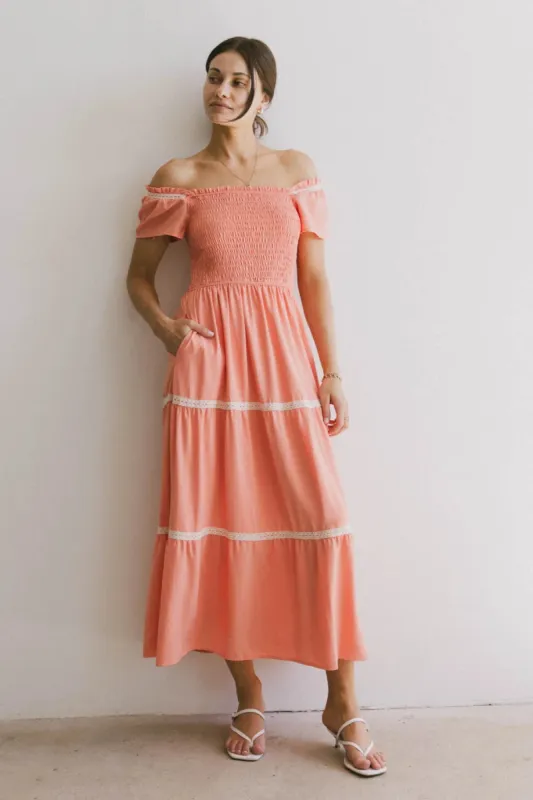 Joy Lace Trim Maxi Dress - FINAL SALE sold by bohme