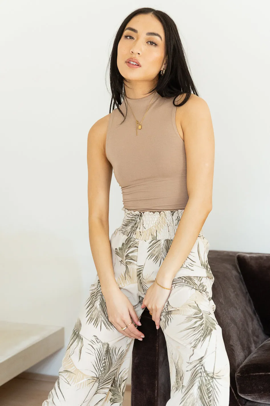 Morgan Bodysuit in Taupe - FINAL SALE sold by bohme product image thumbnail 3