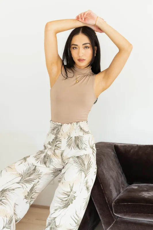 Morgan Bodysuit in Taupe - FINAL SALE sold by bohme