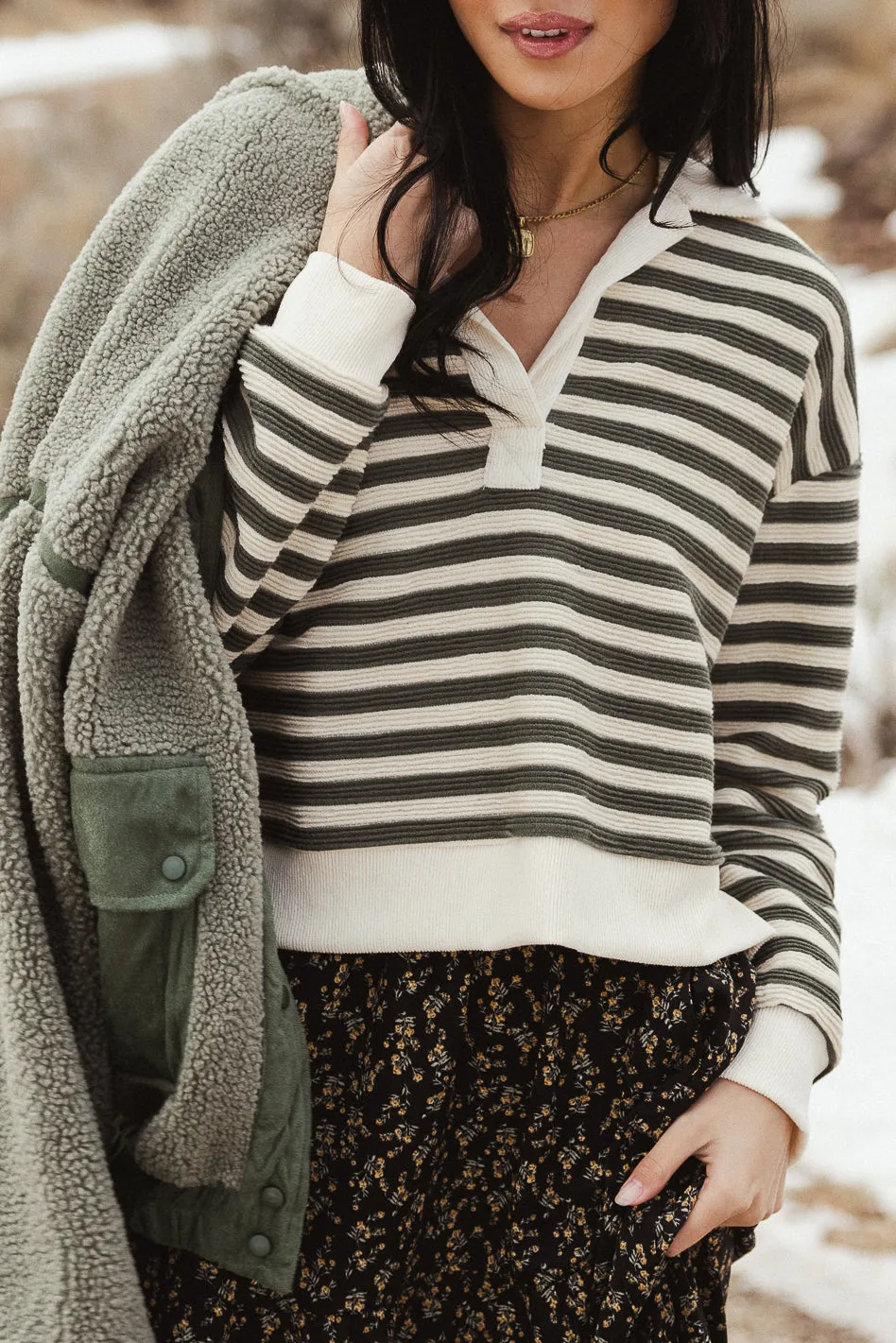 Angela Striped Knit Top sold by bohme product image thumbnail 3