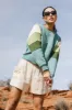 Ronnie Colorblock Sweatshirt in Teal sold by bohme