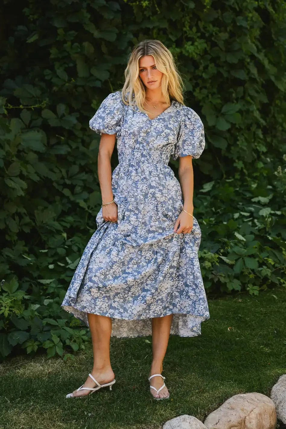 Kaylani Floral Midi Dress - FINAL SALE sold by bohme product image thumbnail 5