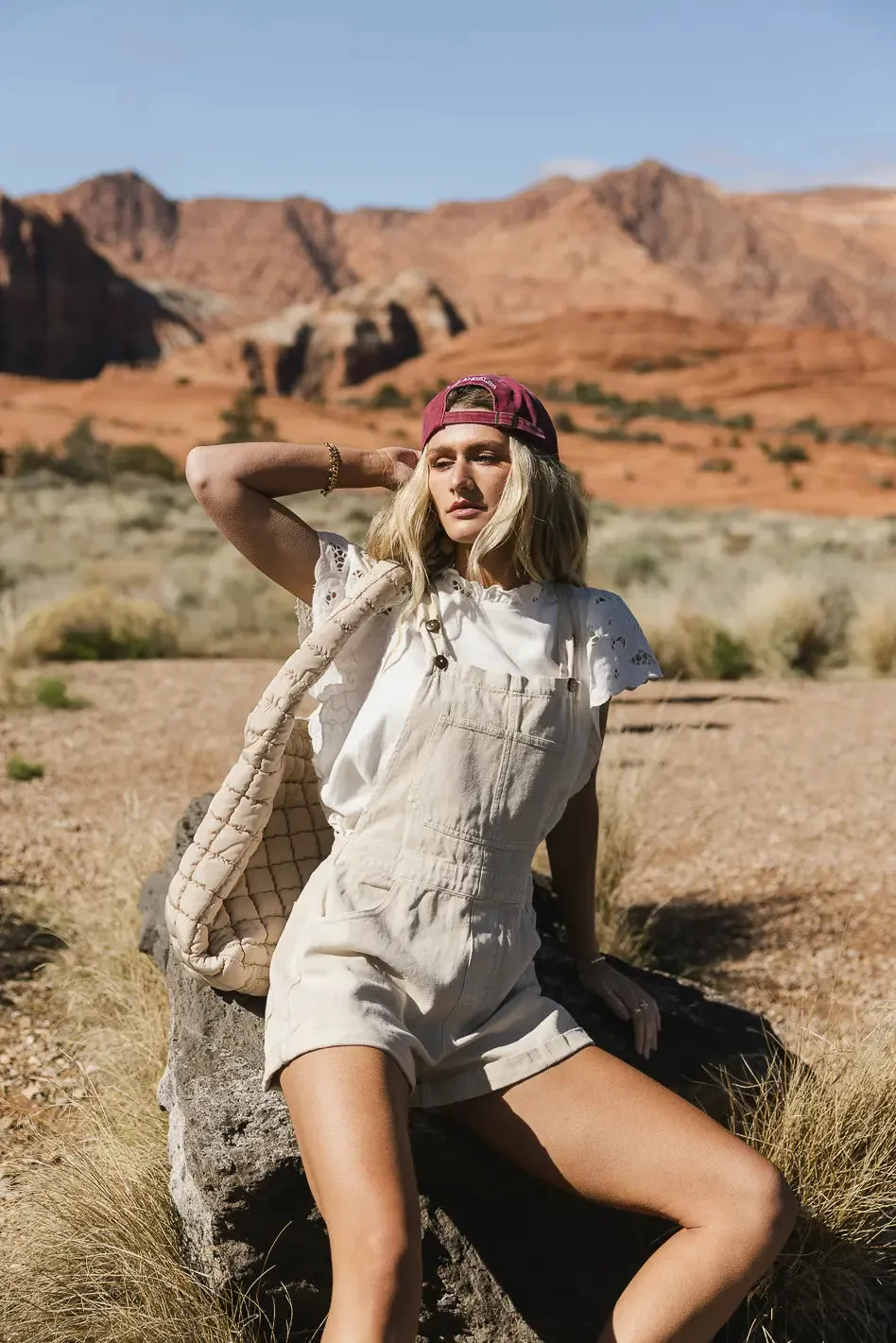 Fawn Shortalls in Ecru sold by bohme product image thumbnail 3